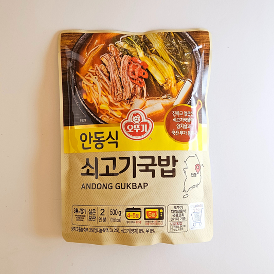 오뚜기 쇠고기국밥 안동식 500G(OTG An-Dong Beef Soup 500G)