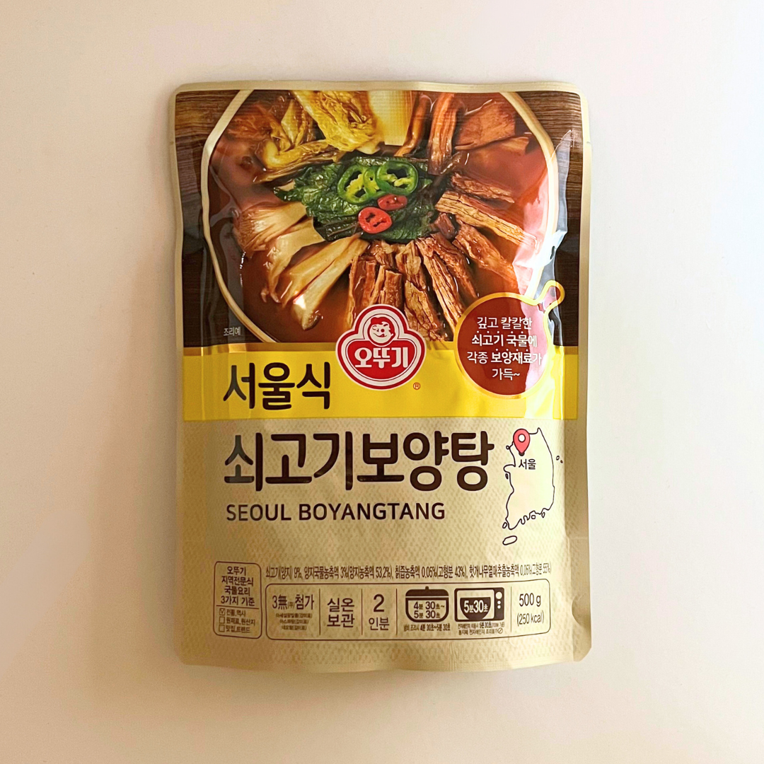 오뚜기 서울식 쇠고기 보양탕 500G(OTTOGI PREMIUM BEEF SOUP 500G)