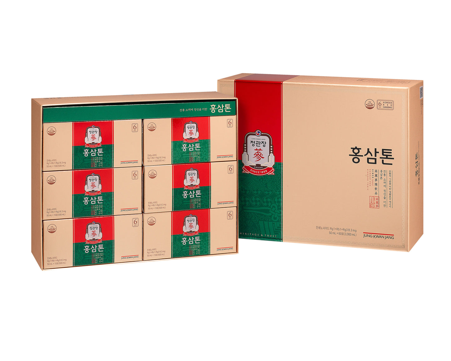 정관장 홍삼톤 오리진 50ml*60(KGC韩国红参补品原产地50ml*60)