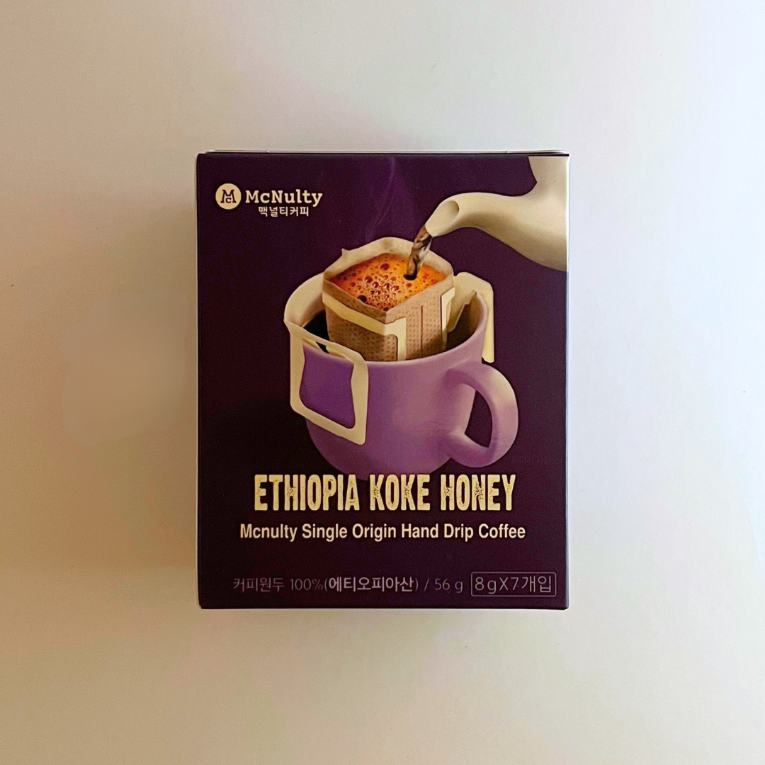 맥널티 드립커피 에티오피아 코케 허니 56G(8G*7)(MT HANDDRIP ETHIOPIA KOKE HONEY 56G(8G*7))