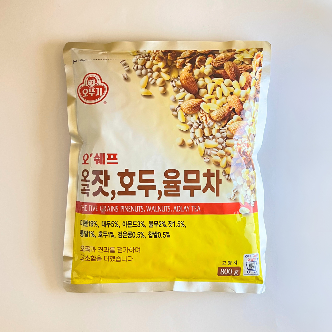 오뚜기 5곡 잣호두율무차 800g(OTG 5Grains Pinenuts Walnuts Job's Tears Tea 800g)