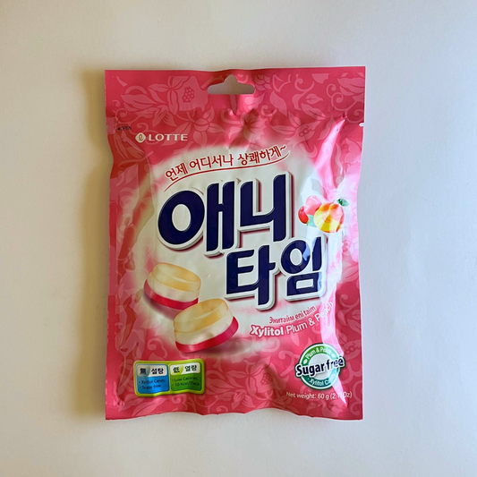 롯데 애니타임 자두&복숭아 60g(LT Anytime(Plum&Peach) 60g)