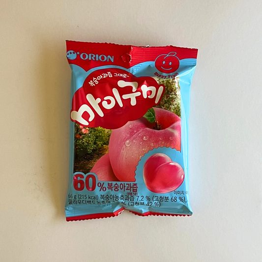 오리온 마이구미 복숭아 66g(Orion My Gummy Peach 66g)