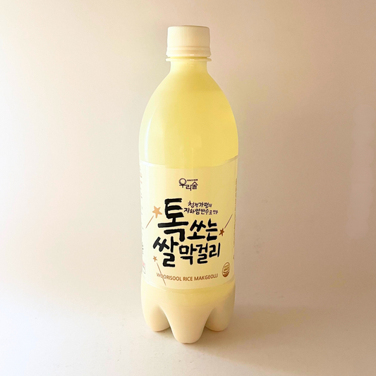 우리술 톡쏘는 쌀막걸리 750ml(WR Rice Wine 750ml)