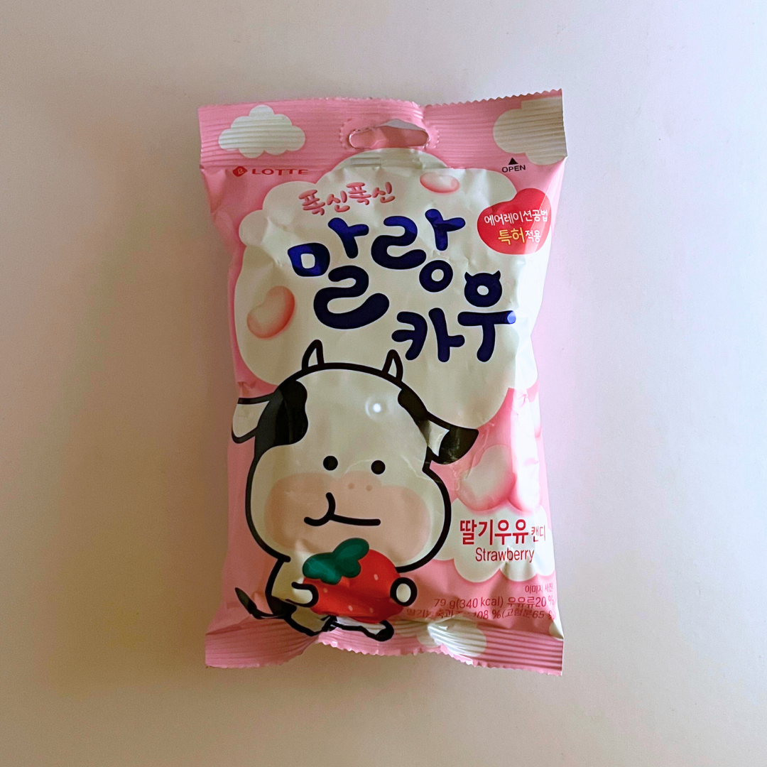 롯데 말랑카우(딸기) 79g(LT Soft Candy(Strawberry) 79g)