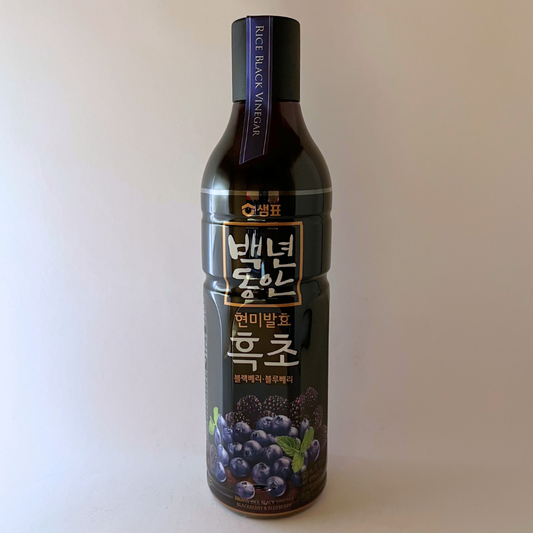 샘표 흑초 블랙베리 블루베리 900ML(SP醋饮料黑莓&amp;蓝莓)