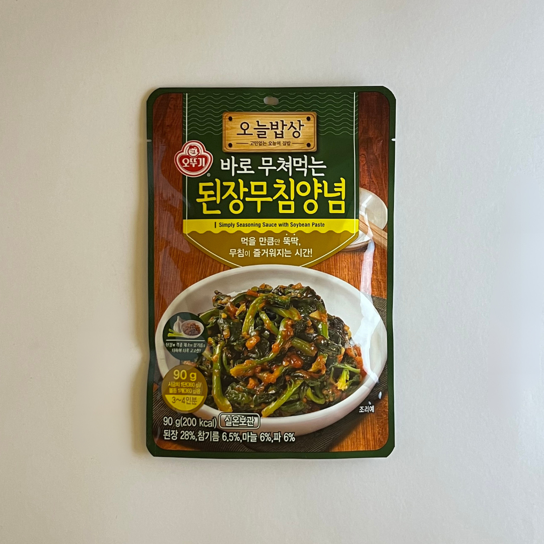 오뚜기 바로무쳐먹는 된장무침양념 90G(OTG 蔬菜酱油 90g)