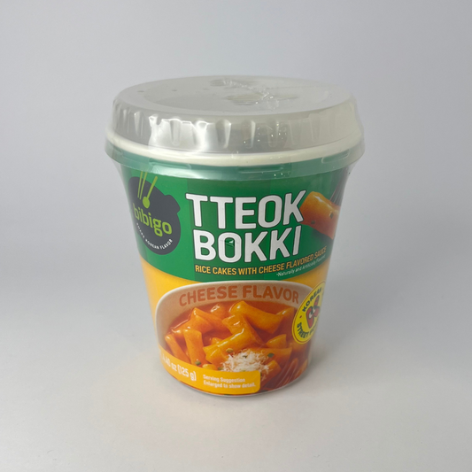 CJ 비비고 떡볶이컵(치즈) 125g(CJ BiBiGo TteokbokkI Cup(Cheese) 125g)