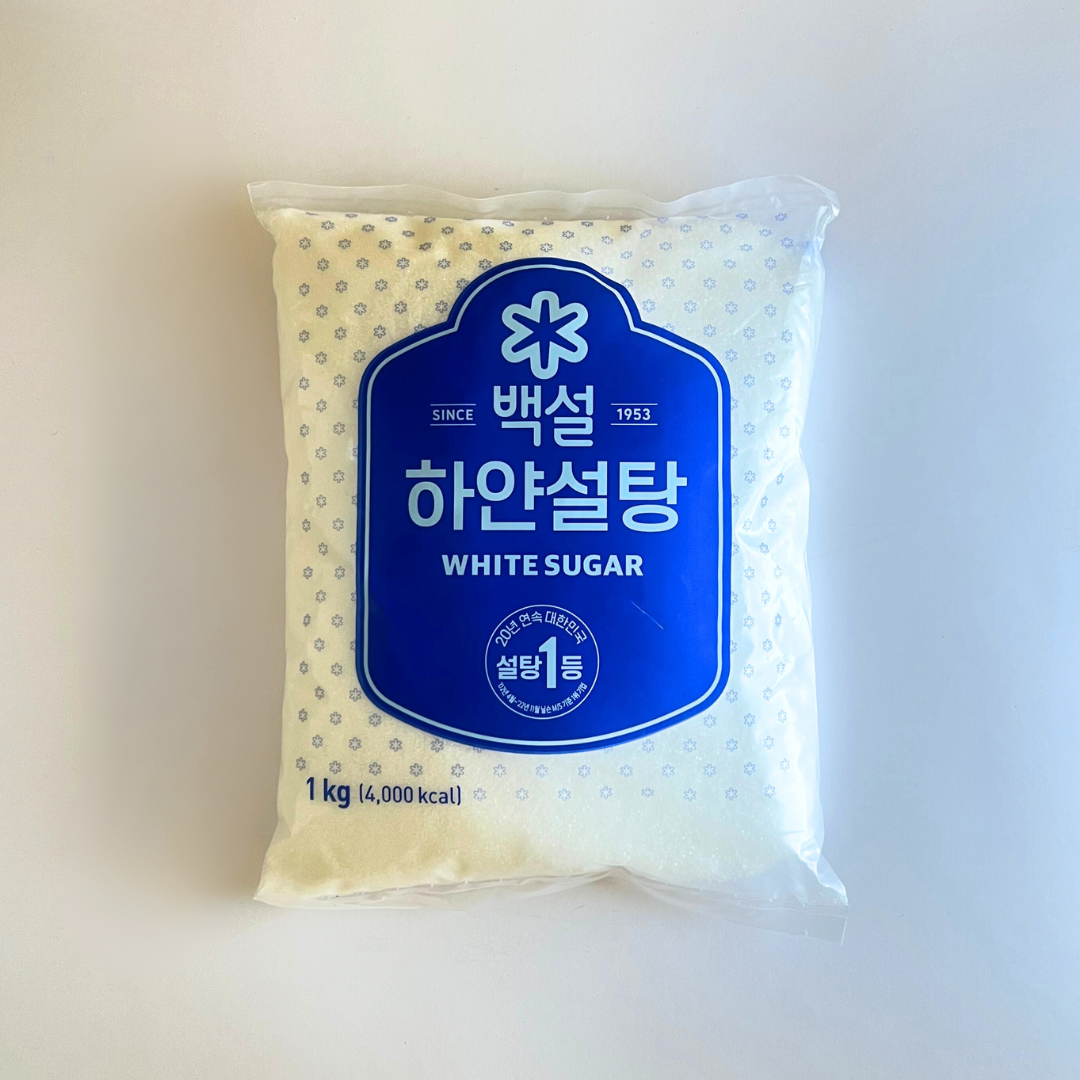 CJ 백설 하얀설탕 1kg(CJ 白砂糖 1kg)