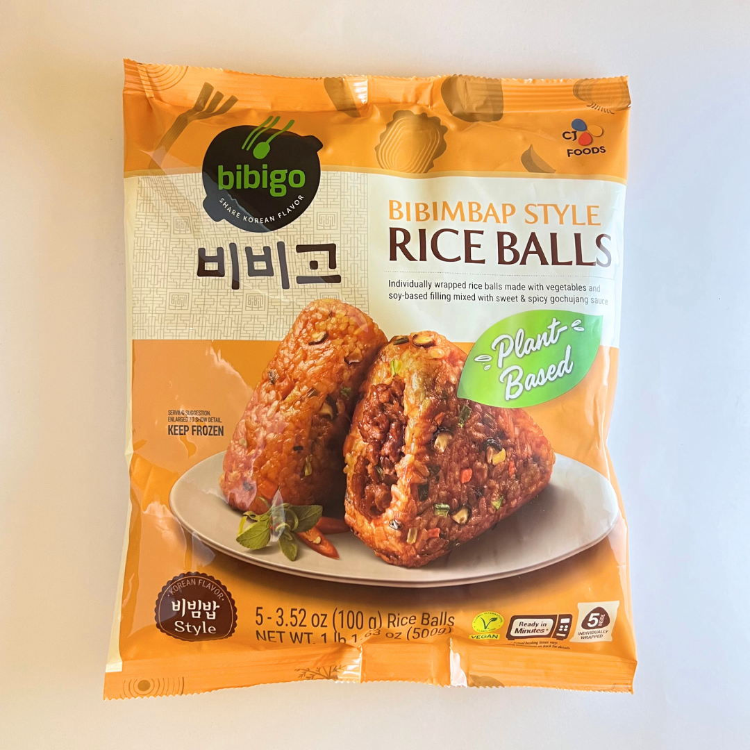 CJ 비비고 비빔밥 주먹밥 500G(CJ Vegan BIBIMBAP Rice Balls 500G)