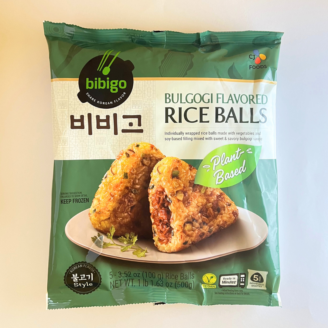 CJ 비비고 불고기 주먹밥 500G(CJ Vegan Bulgogi Rice Balls 500G)