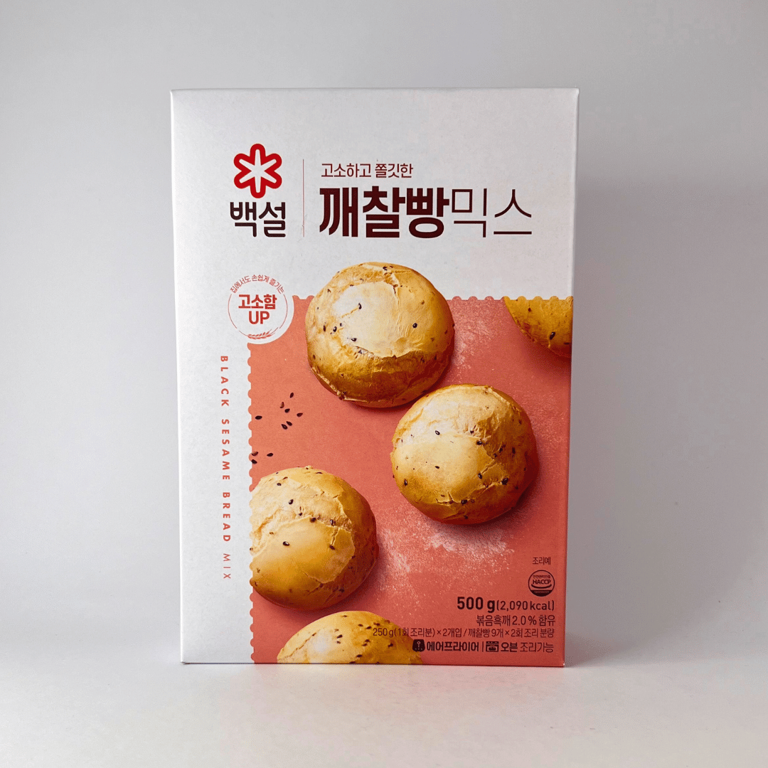 CJ 백설 깨찰빵 믹스 500g(CJ 芝麻包 500g)