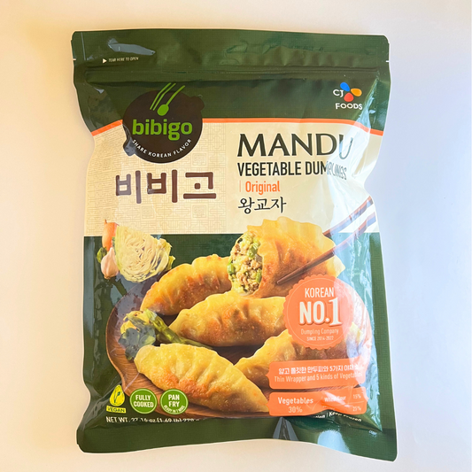 CJ 비비고 야채 왕교자 770g(CJ Bibigo Original Vegetable Dumpling 770g)