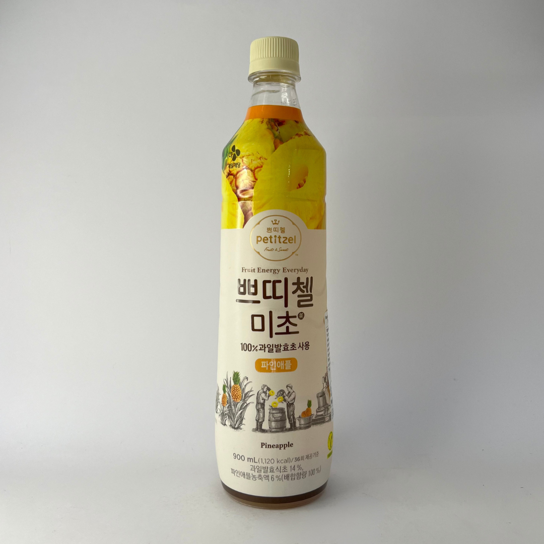 CJ 쁘띠첼미초(파인애플) 900ml(CJ Vinegar Drink(Pineapple) 900ml)