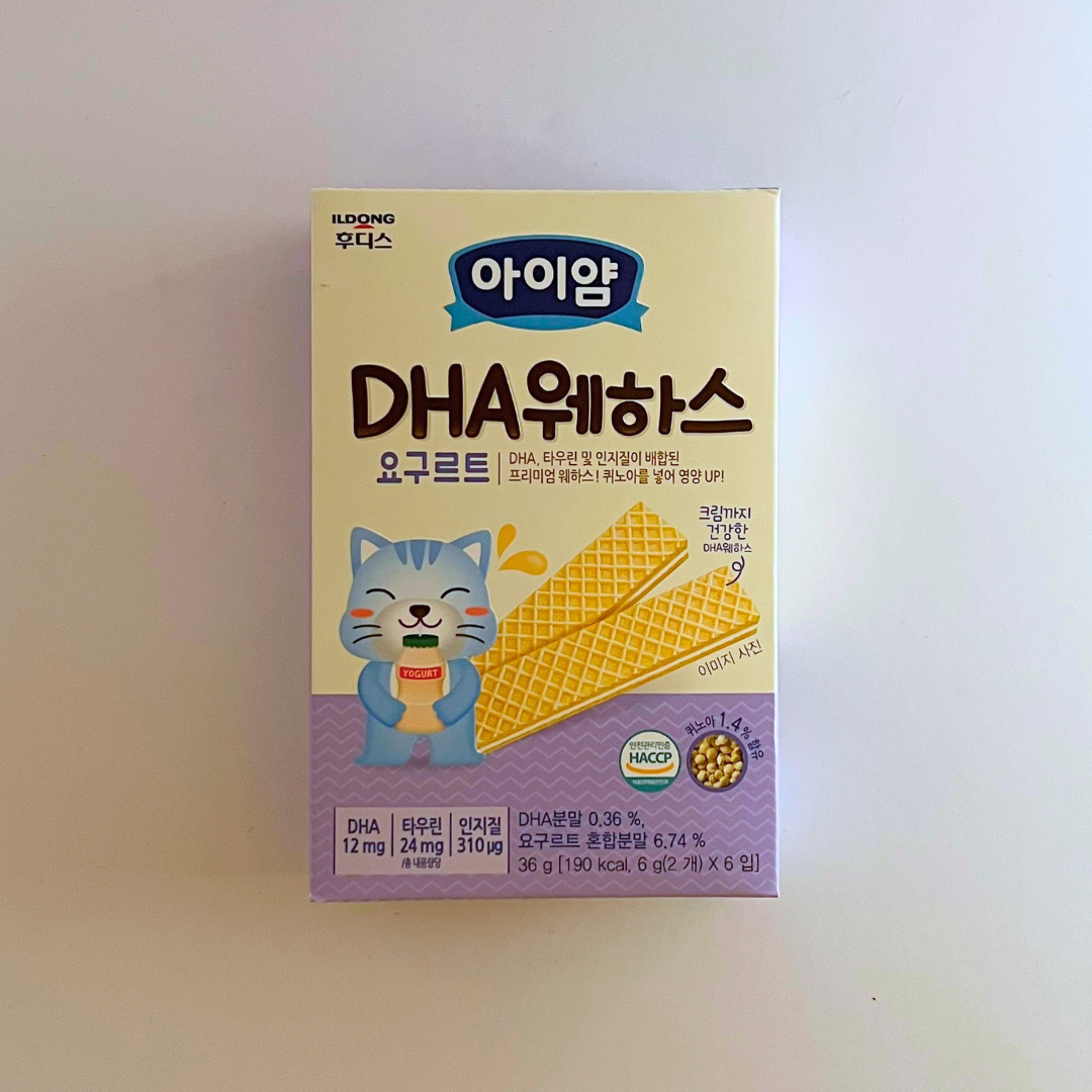 일동후디스 아이얌 DHA 웨하스 요구르트 36G(IDF Yogurt Wafers 36G)