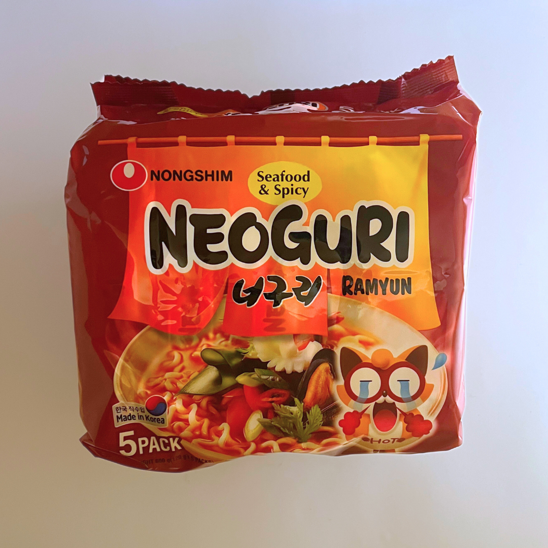 농심 너구리 멀티(매운맛) 멀티(NS Neoguri(辣) 120g*5)[多]