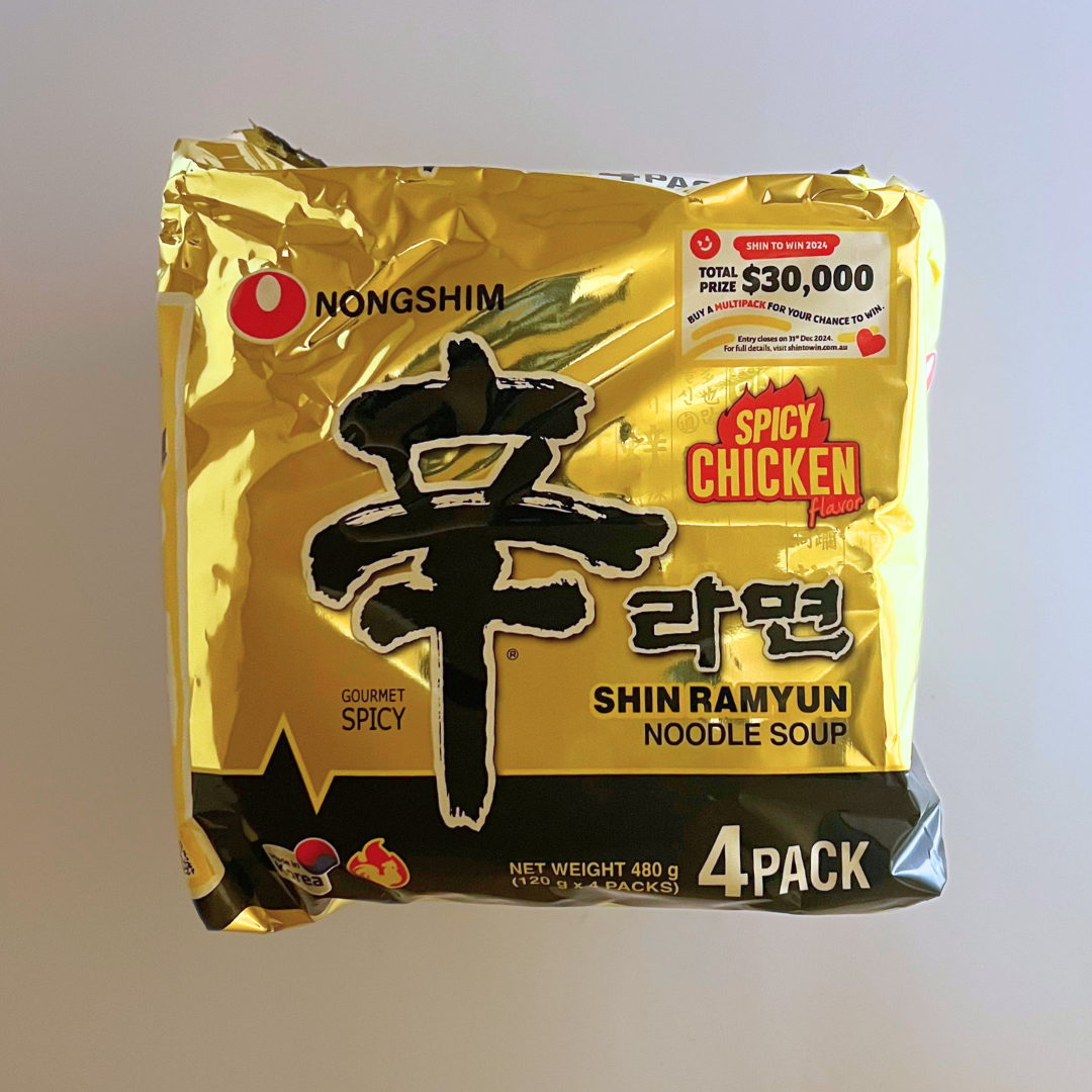 농심 신라면 치킨멀티(NS Shin Ramen with Spicy Chicken 120g*4)[MULTI]