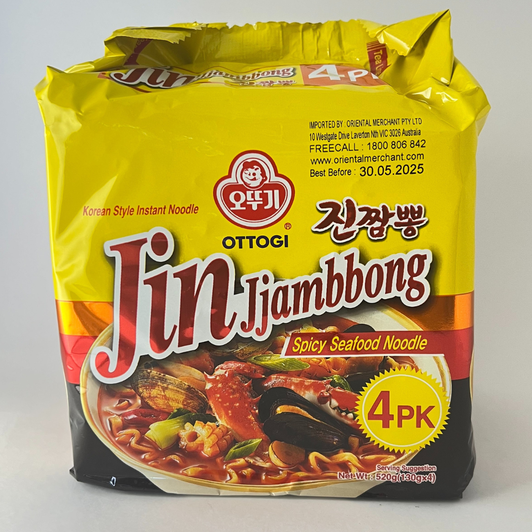 오뚜기 진짬뽕 멀티(OTG Jin Jjambbong Ramen 130g*4)[MULTI]