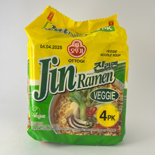 오뚜기 진라면 베지 멀티(OTG JinRamen Veggie EX 110G*4)[MULTI]