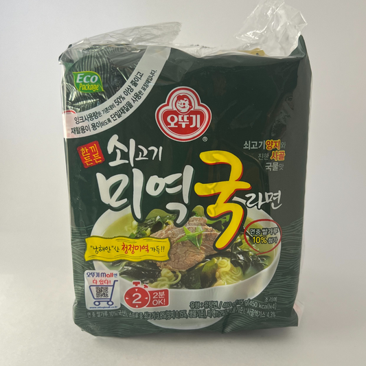 오뚜기 쇠고기미역국라면 멀티(OTG Seaweed&Beef Soup Ramen 115*4)[MULTI]