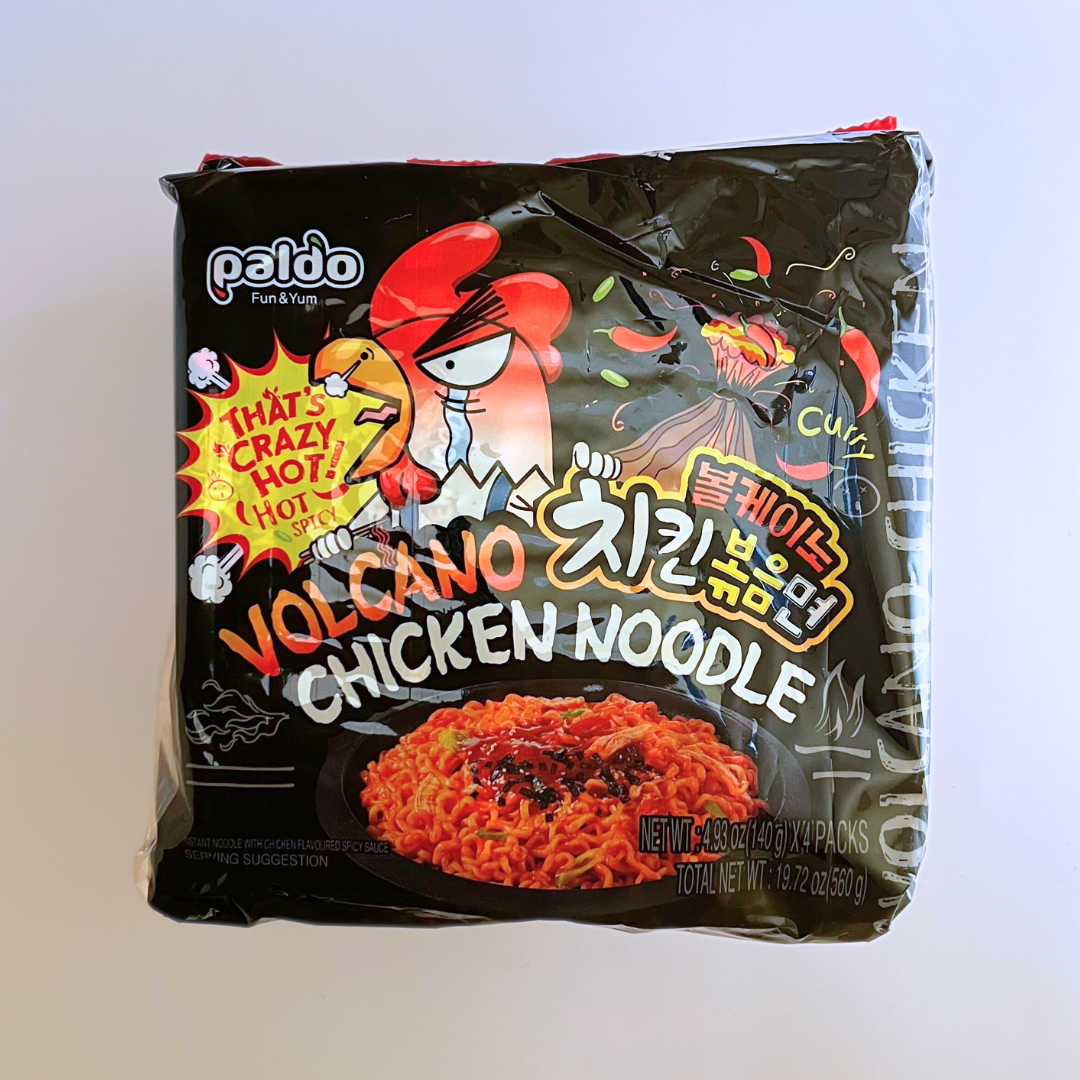 팔도 볼케이노 치킨볶음면 멀티(PD Volcano Chicken Noodle 140g*4)[MULTI]