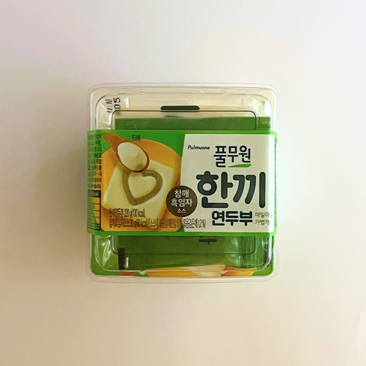 풀무원 한끼 연두부 참깨흑임자소스(PMO Soft Tofu-Black Sesame)